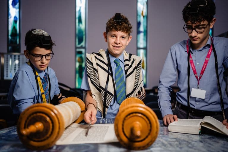 Students Davening