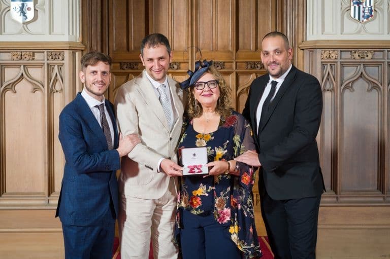 Rosalind Bluestone née Burns MBE