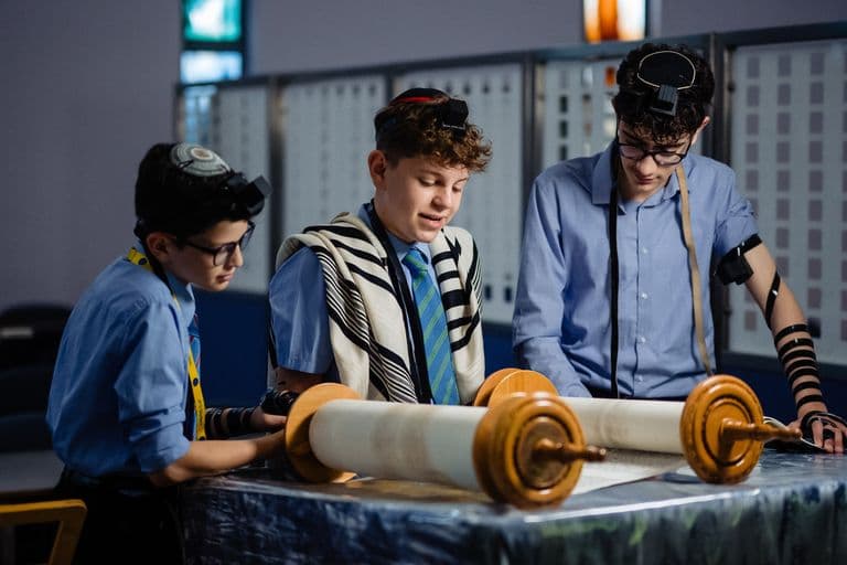 JFS student in a science lesson
