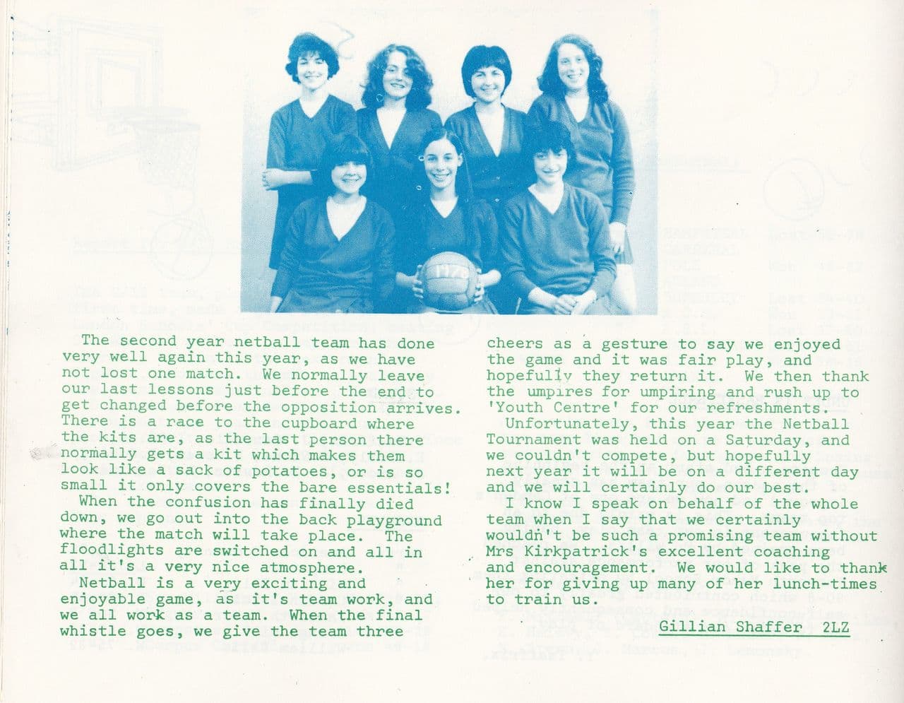 JFS Magazine 1978 pupil feature